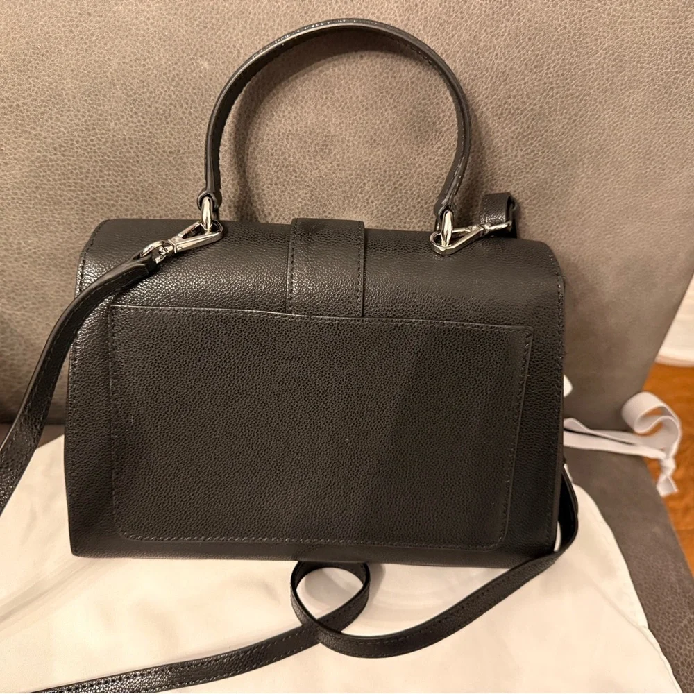Jimmy Choo Black Satchel with Embellished Buckle - Picture 3 of 3